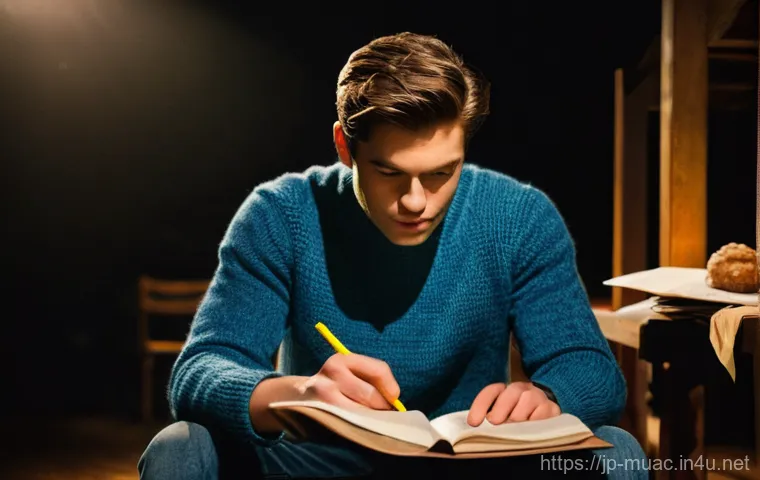 뮤지컬 배우의 쇼케이스 준비 방법 - **Prompt:** A highly energetic and focused male or female musical actor, mid-twenties, passionately ...