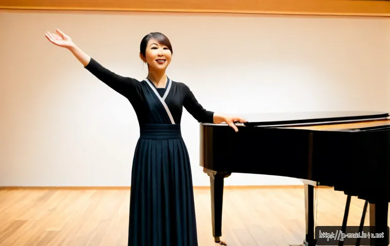 뮤지컬 배우의 오디션에서 돋보이는 방법 - Photorealistic musical theater audition scene in a modern Tokyo rehearsal studio, confident Japanese...